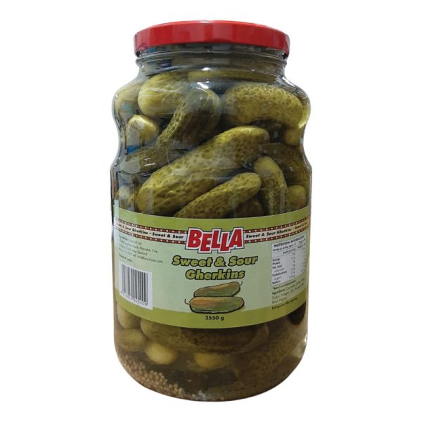Bella Gherkins Sweet & Sour - 2550g
