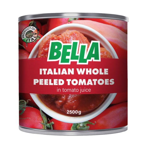 Bella Italian Whole Peeled Tomato - 2500g