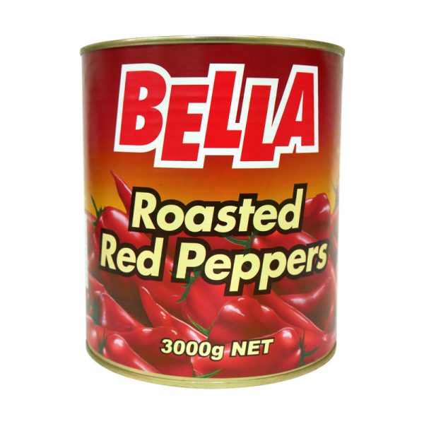 Bella Roasted Red Peppers - 3000g