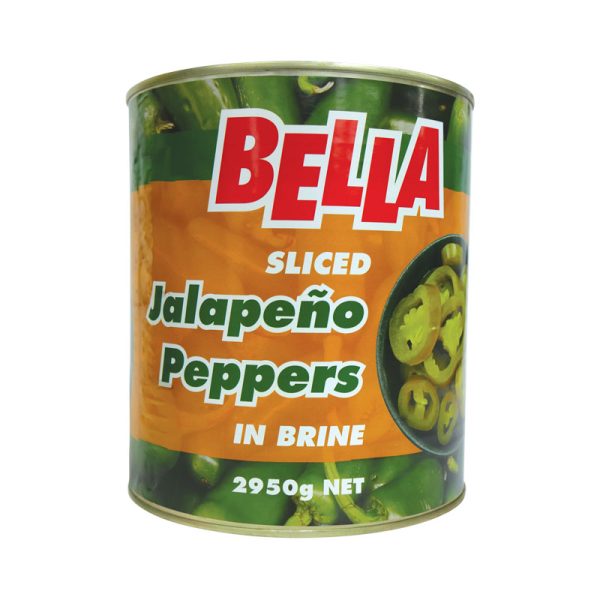 Bella Sliced Jalapeno Peppers - 2950g